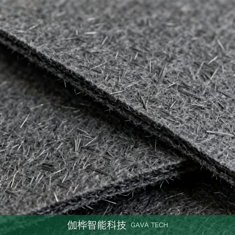Basalt fibre felt texture
